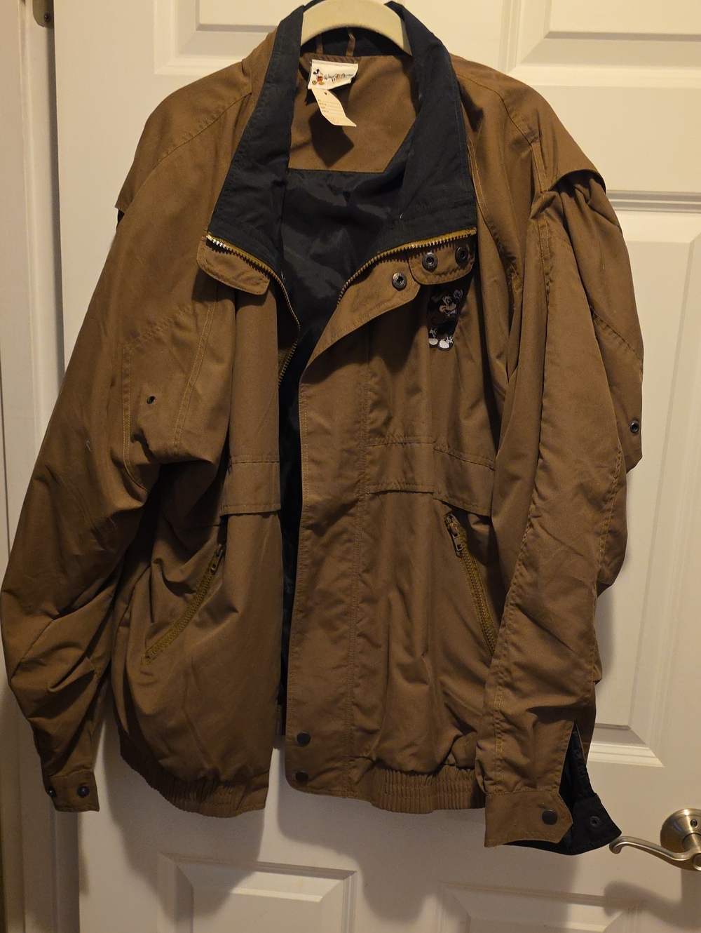 Disney Men's Brown Lightweight Jacket Mens XL